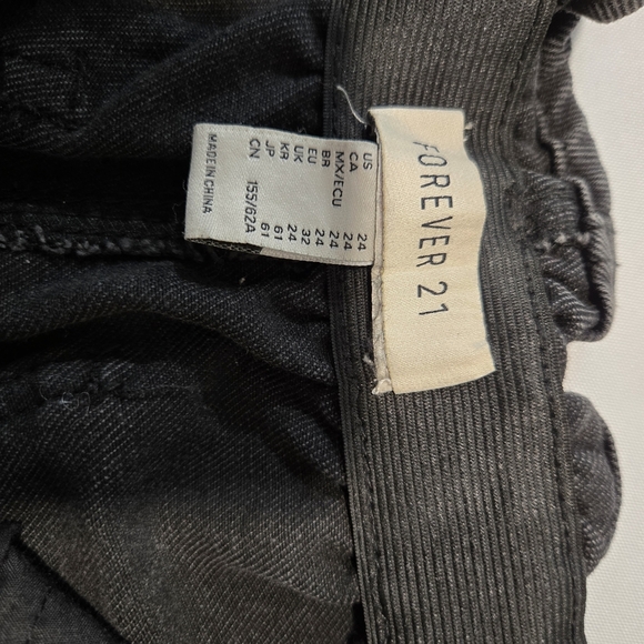 Forever 21 Charcoal Denim Shorts (New) - Picture 5 of 5